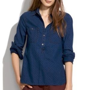 Madewell Blue Button Down Shirt